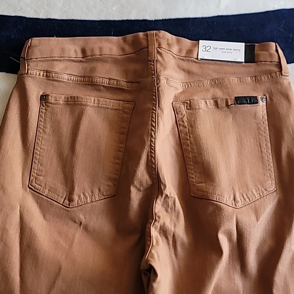 High Waist Ankle Skinny Jeans - Picture 8 of 9
